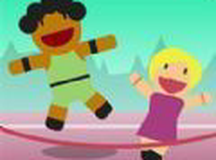 模拟跳绳运动会