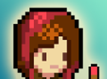 卖火柴的小女孩-像素