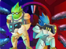 两个英雄与怪物